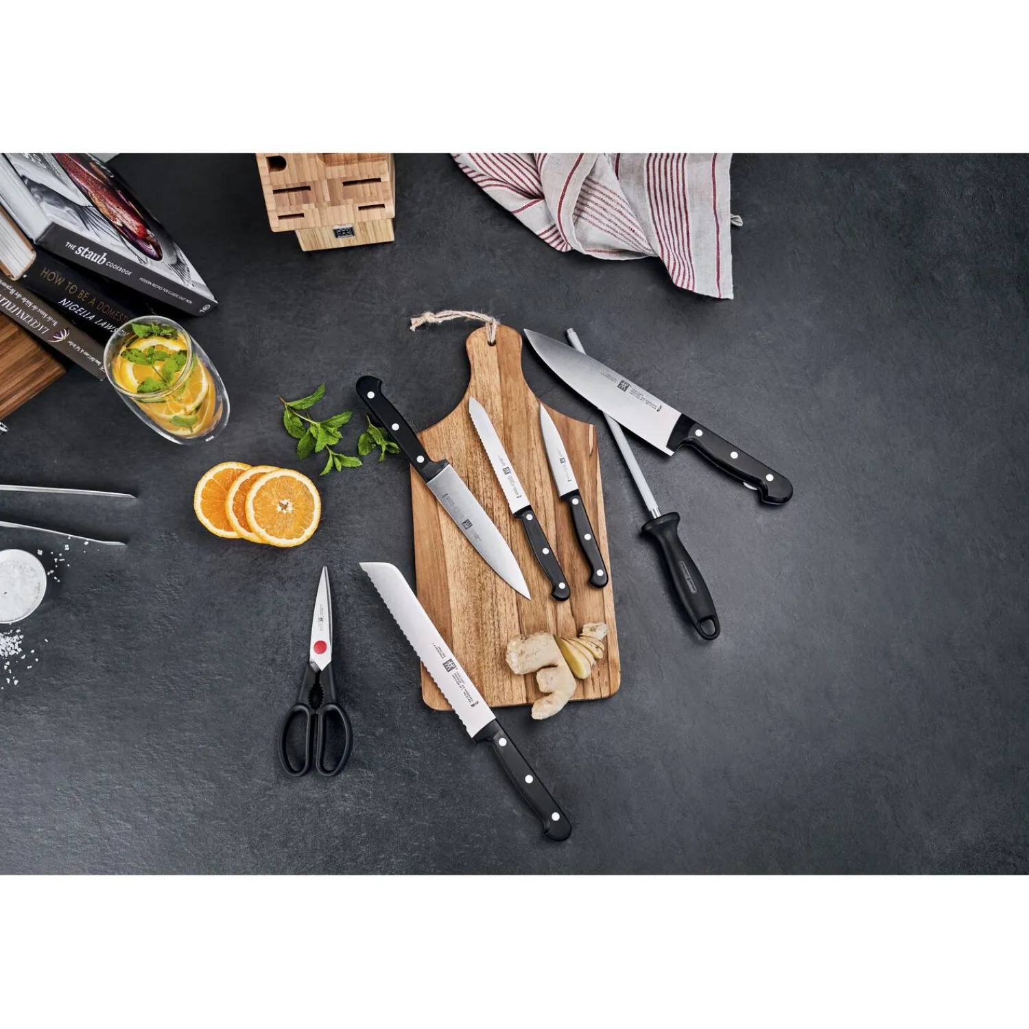ZWILLING 8-pcs, Bloc de couteaux