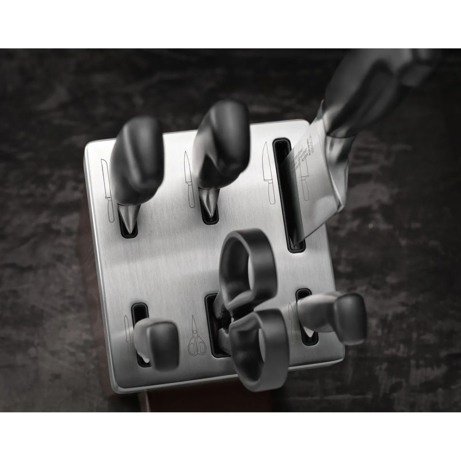 ZWILLING 7-pcs, Bloc de couteaux, Anthracite Outlet
