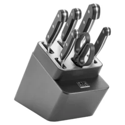 ZWILLING 7-pcs, Bloc de couteaux, Anthracite Best