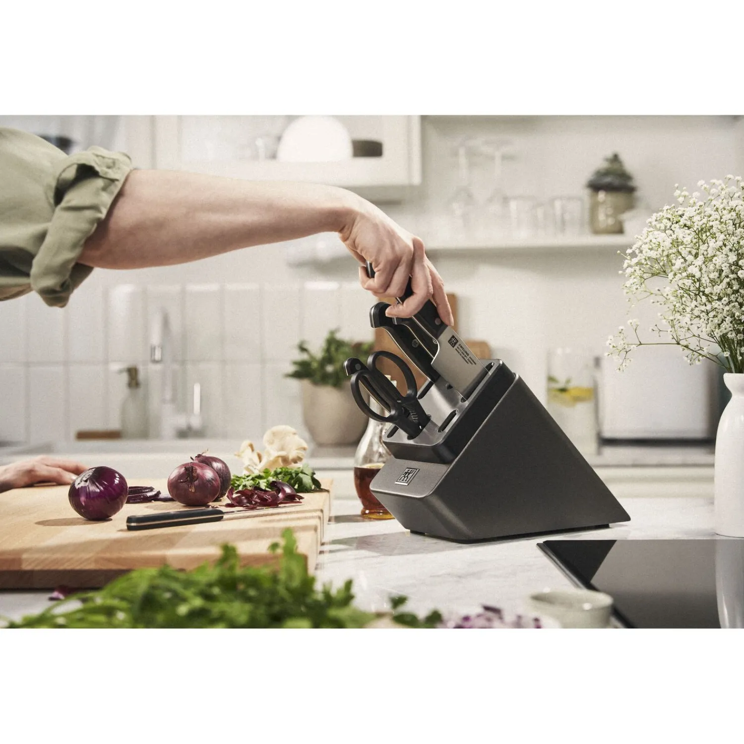 ZWILLING 7-pcs, Bloc de couteaux, Anthracite Online