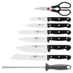 ZWILLING 9-pcs, Bloc de couteaux, Anthracite Best