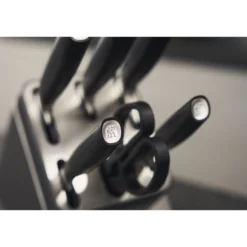 ZWILLING 7-pcs, Bloc de couteaux, Argent, Anthracite New