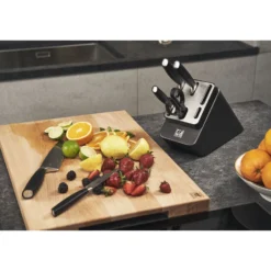 ZWILLING 7-pcs, Bloc de couteaux, Argent, Anthracite New