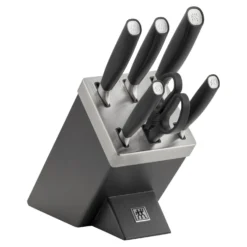ZWILLING 7-pcs, Bloc de couteaux, Argent, Anthracite Clearance