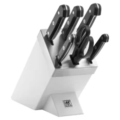 ZWILLING 7-pcs, Bloc de couteaux, Blanc Clearance