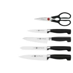 ZWILLING 6-pcs, Bloc de couteaux, Blanc Hot