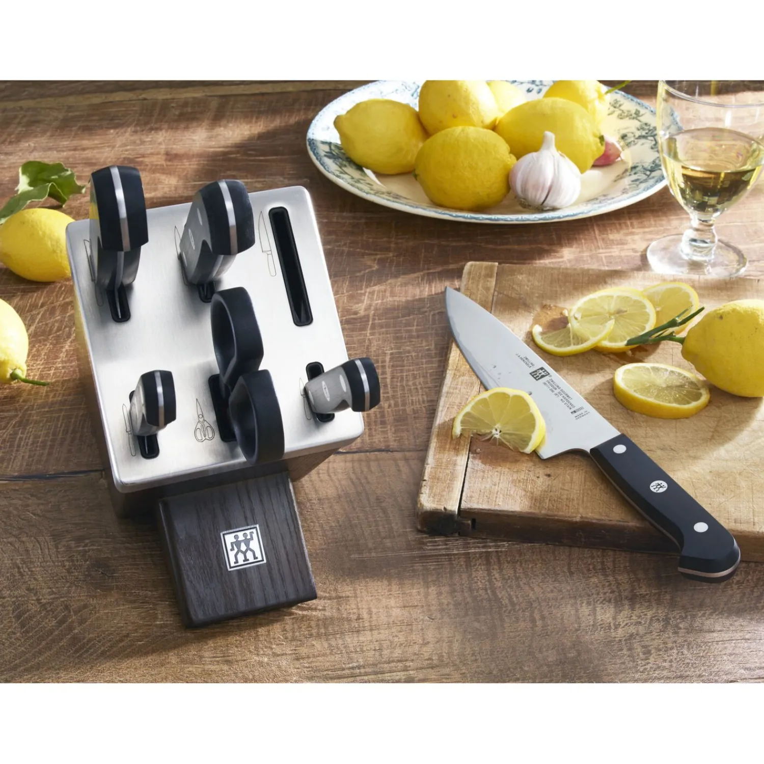 ZWILLING 7-pcs, Bloc de couteaux, Brun Discount