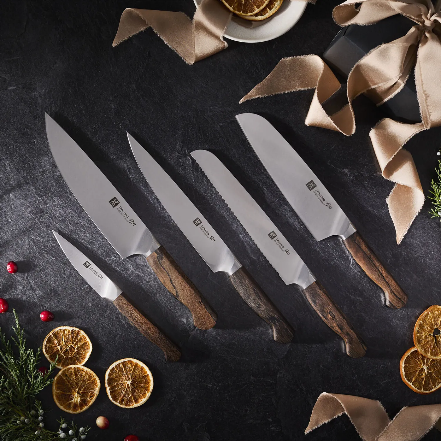 ZWILLING 7-pcs, Bloc de couteaux, Brun Best