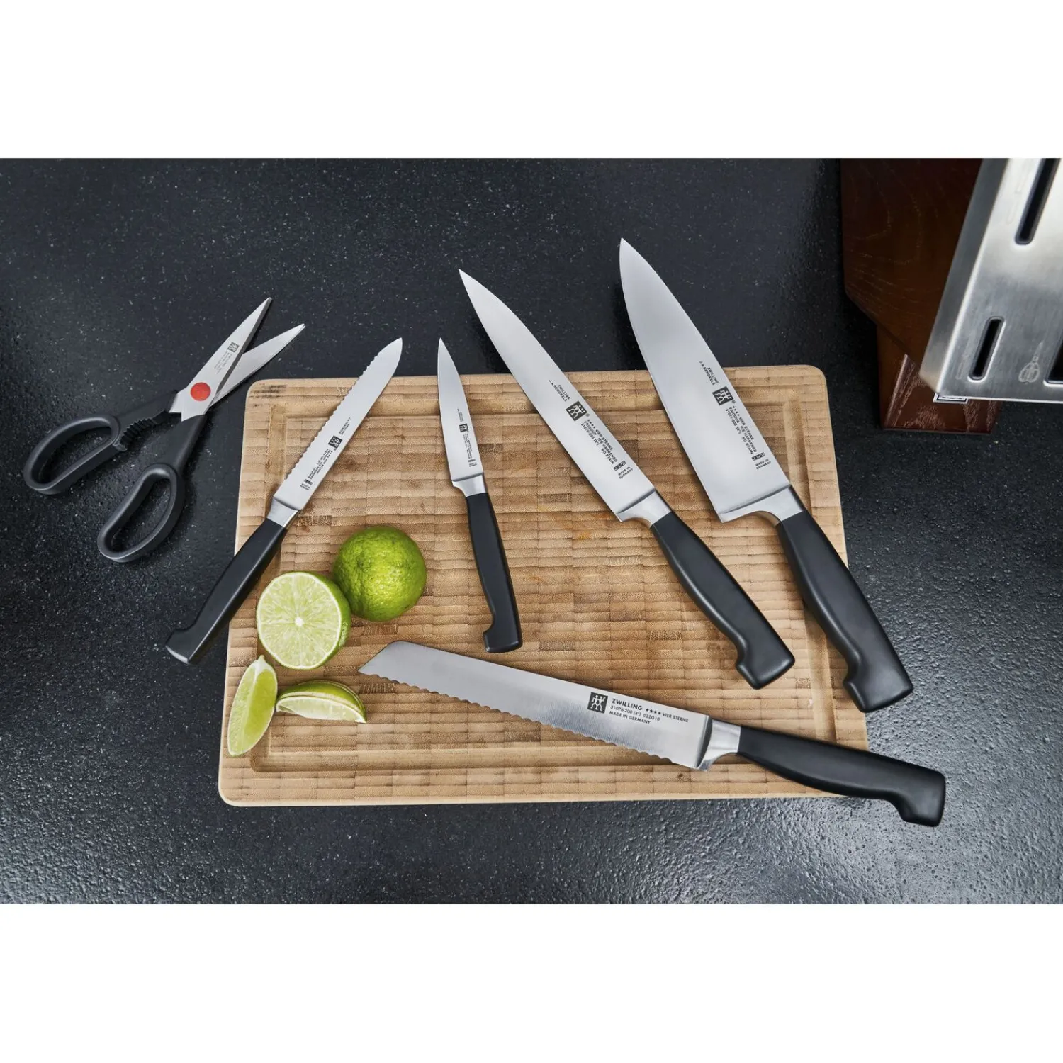ZWILLING 7-pcs, Bloc de couteaux, Brun Hot