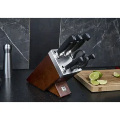 ZWILLING 7-pcs, Bloc de couteaux, Brun Hot