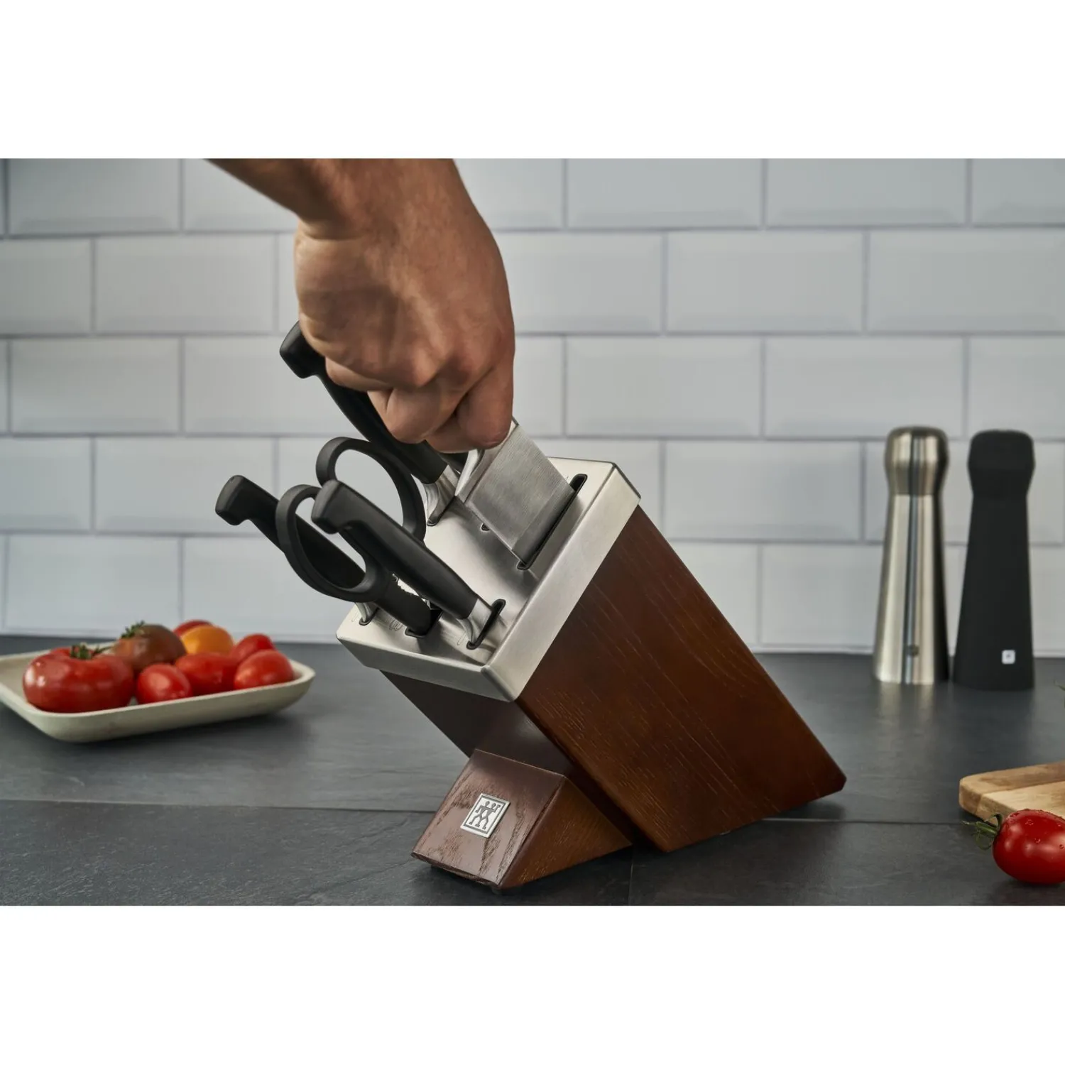ZWILLING 7-pcs, Bloc de couteaux, Brun Hot