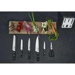 ZWILLING 7-pcs, Bloc de couteaux, Gris Best