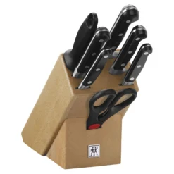 ZWILLING 8-pcs, Bloc de couteaux, Nature New