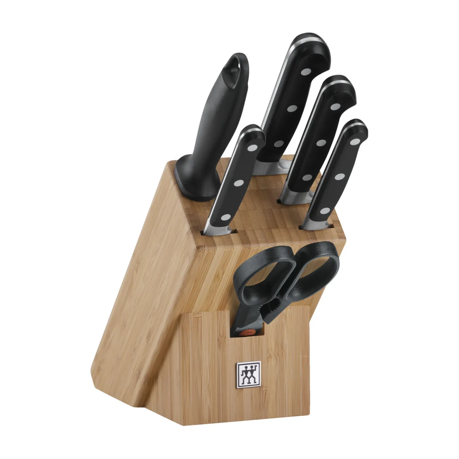ZWILLING 7-pcs, Bloc de couteaux, Nature Hot