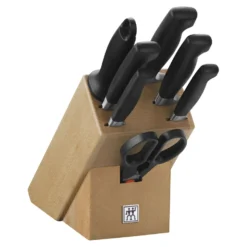ZWILLING 8-pcs, Bloc de couteaux, Nature