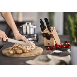 ZWILLING 8-pcs, Bloc de couteaux, Nature