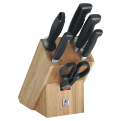 ZWILLING 7-pcs, Bloc de couteaux, Nature Discount
