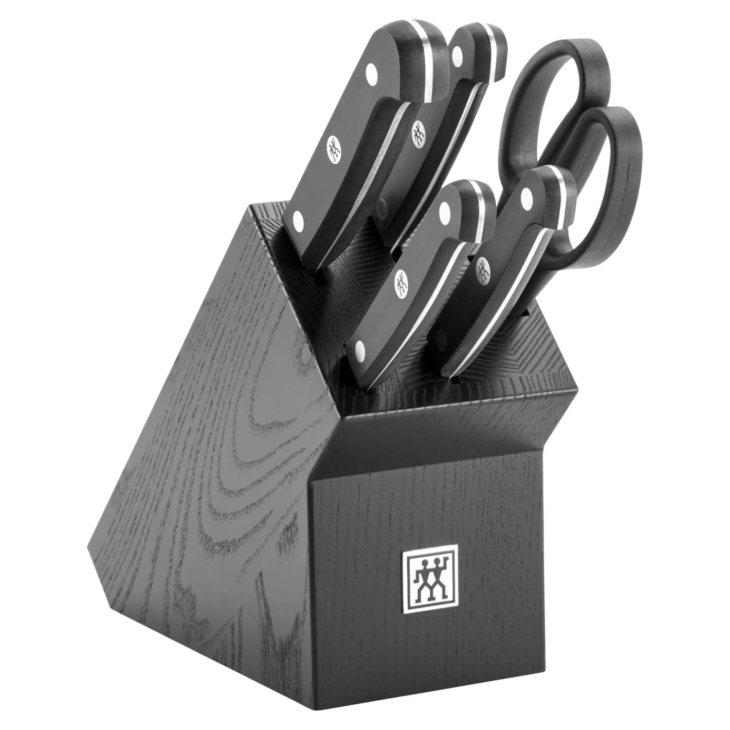ZWILLING 6-pcs, Bloc de couteaux, Noir mat New