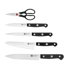 ZWILLING 6-pcs, Bloc de couteaux, Noir mat New