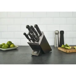 ZWILLING 7-pcs, Bloc de couteaux, Noir mat Clearance