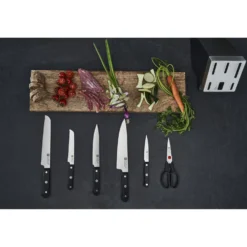 ZWILLING 7-pcs, Bloc de couteaux, Noir mat Clearance