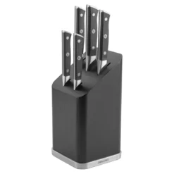 ZWILLING 6-pcs, Bloc de couteaux, Noir mat