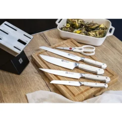 ZWILLING 7-pcs, Bloc de couteaux, Noir mat Clearance