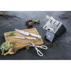 ZWILLING 7-pcs, Bloc de couteaux, Noir mat Clearance