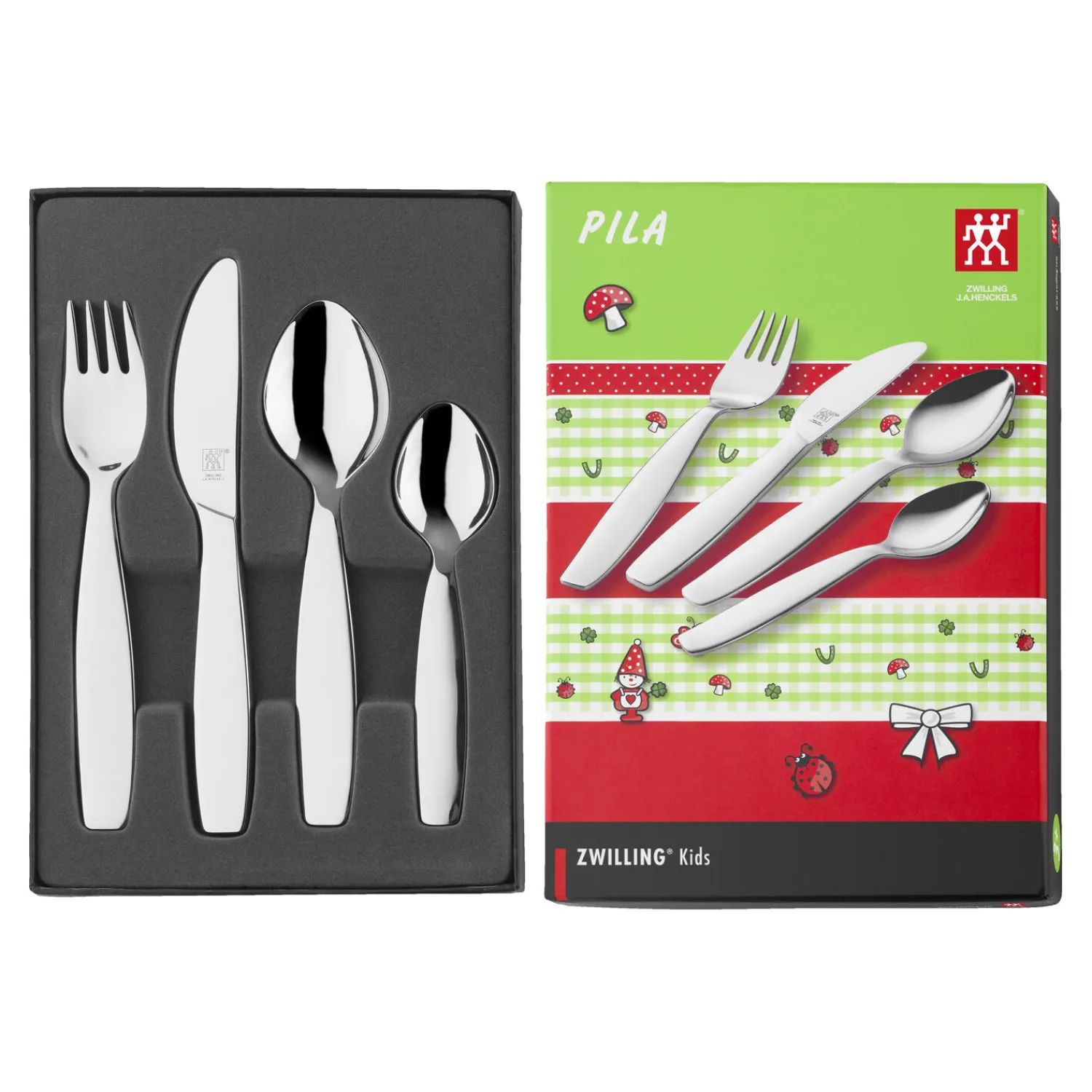 ZWILLING 4-pcs, Couverts pour enfants, Argent Clearance