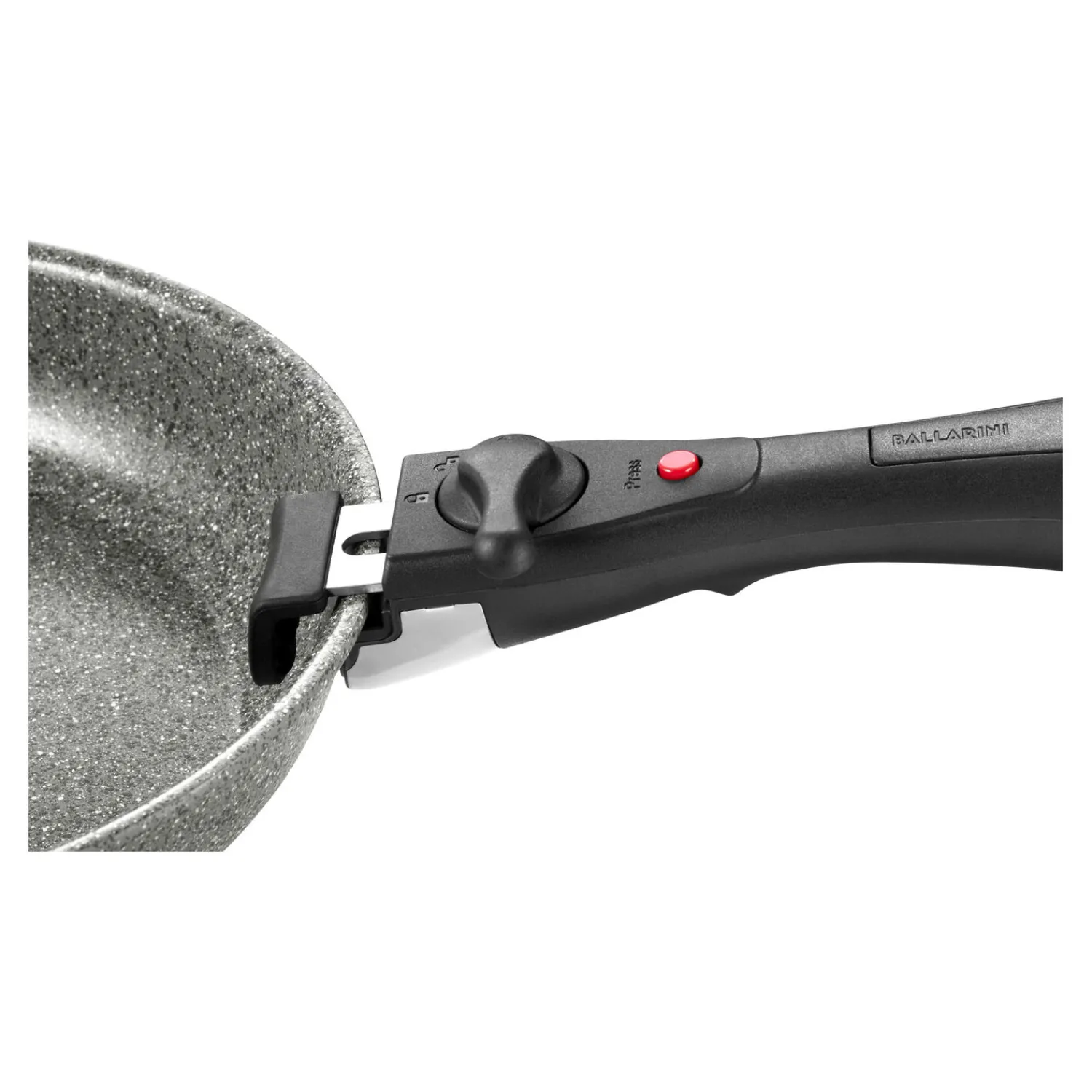 BALLARINI 1-pcs, Poignée amovible, Noir mat Outlet