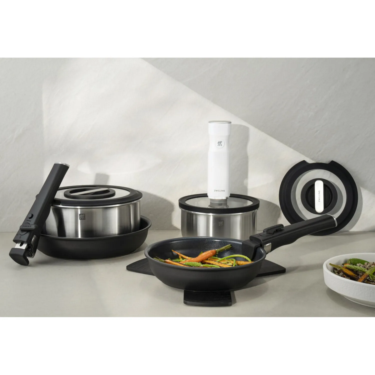 ZWILLING 1-pcs, Poignée amovible, Noir mat Clearance