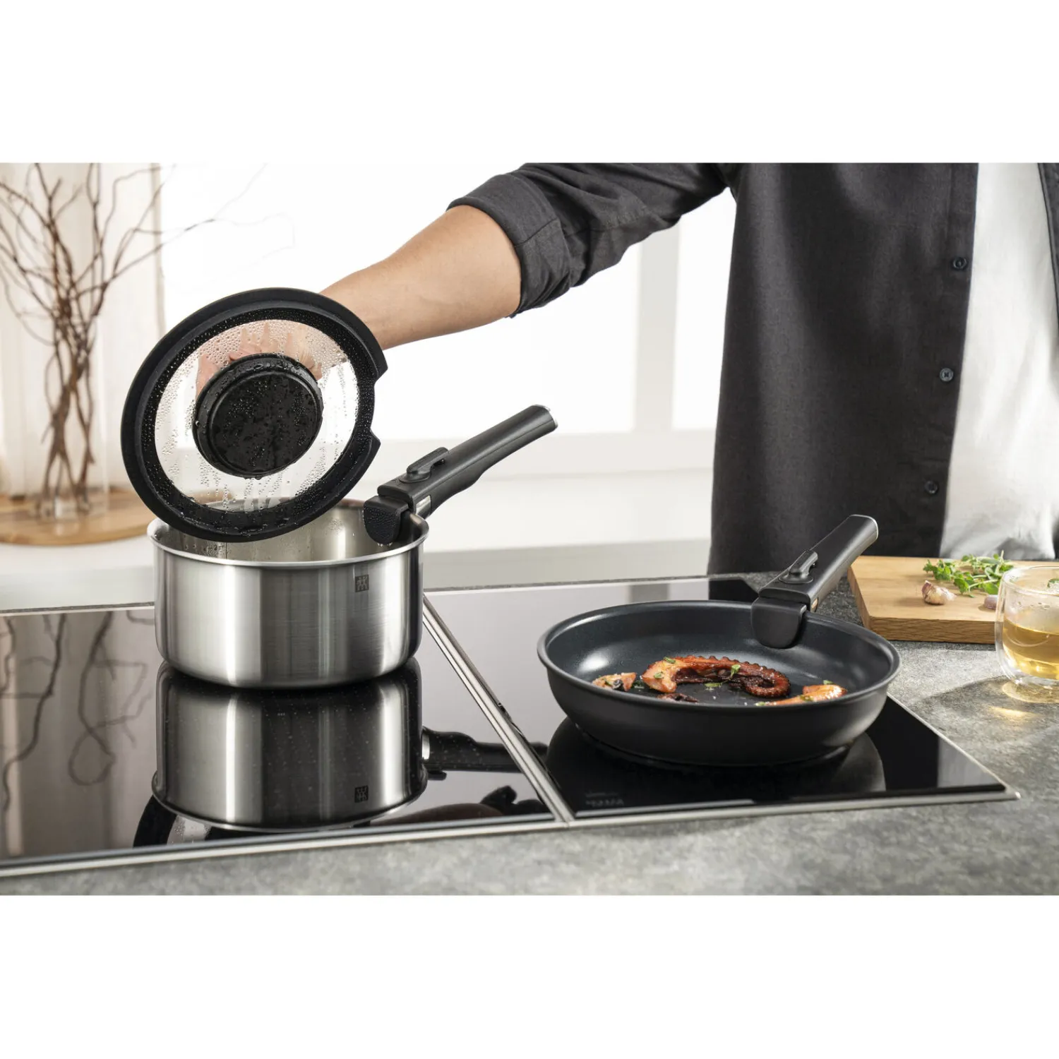 ZWILLING 1-pcs, Poignée amovible, Noir mat Clearance