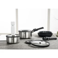 ZWILLING 5-pcs, Set de casseroles, Argent New