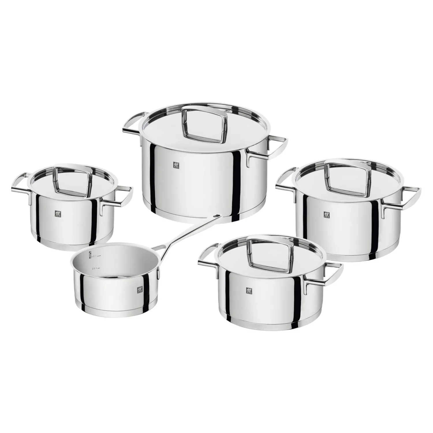 ZWILLING 5-pcs, Set de casseroles, Argent Sale
