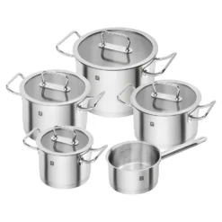 ZWILLING 5-pcs, Set de casseroles, Argent Discount