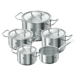 ZWILLING 5-pcs, Set de casseroles, Argent Online