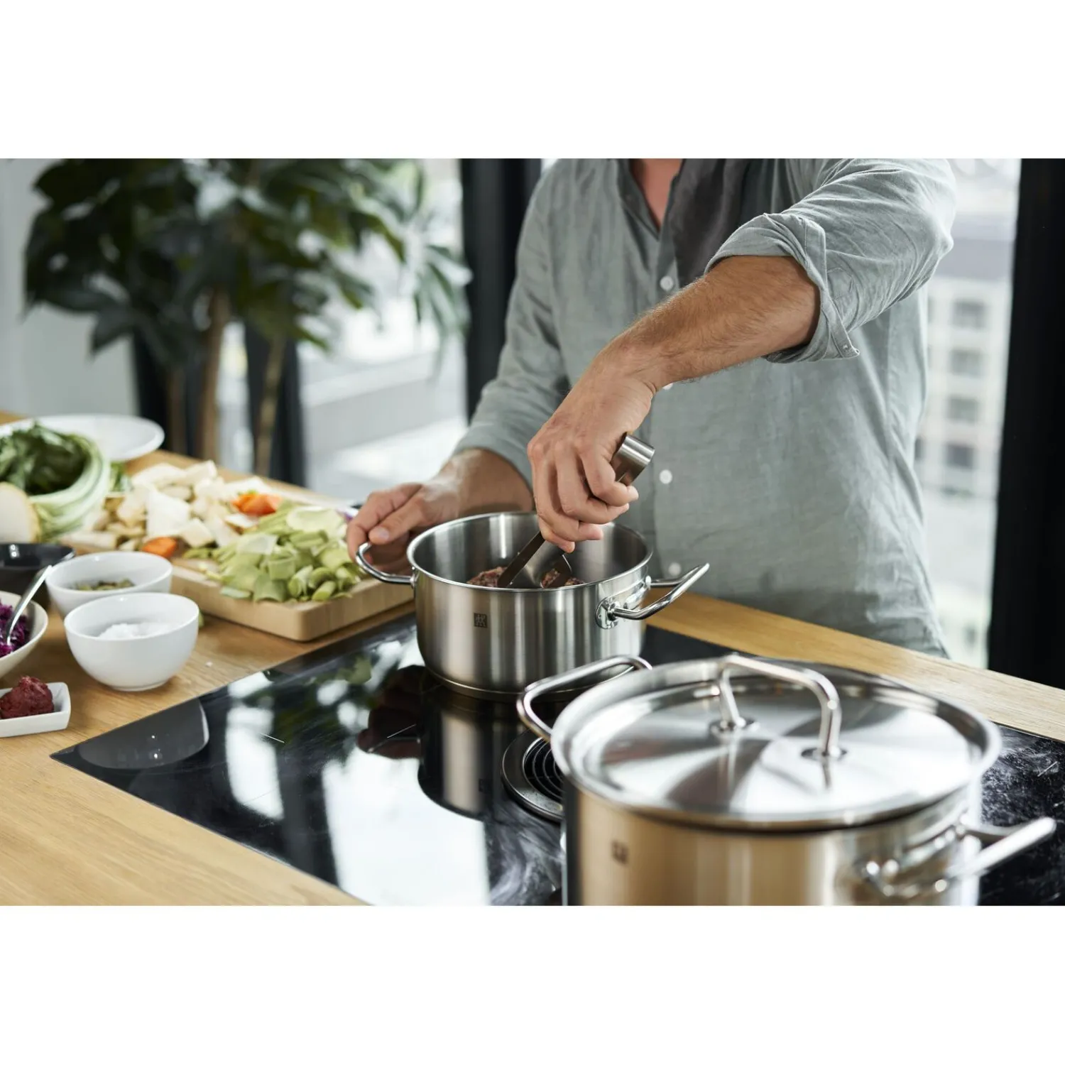 ZWILLING 5-pcs, Set de casseroles, Argent Online