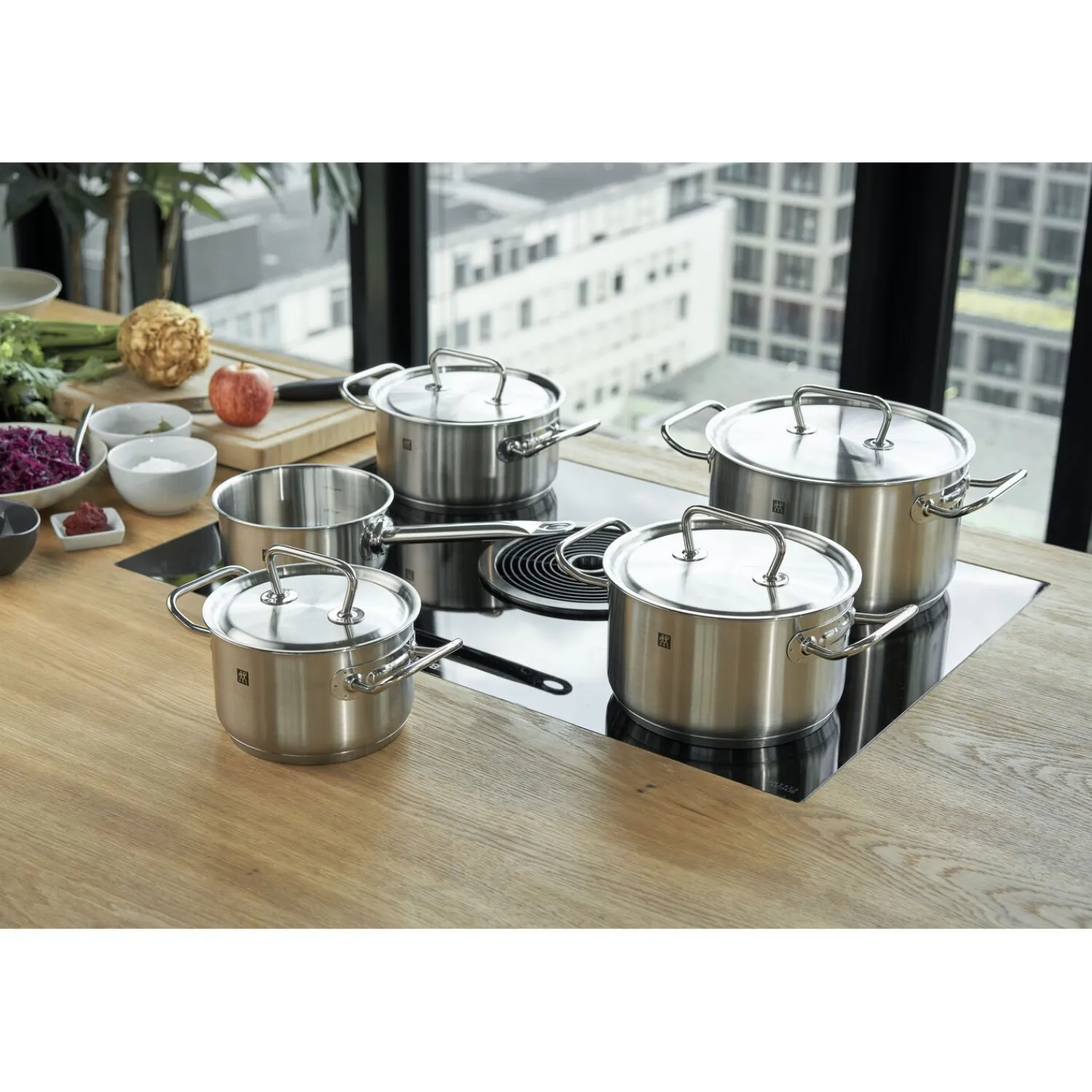 ZWILLING 5-pcs, Set de casseroles, Argent Online