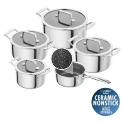 ZWILLING 5-pcs, Set de casseroles, Argent Sale