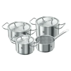 ZWILLING 4-pcs, Set de casseroles, Argent Sale