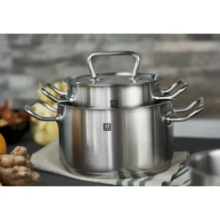 ZWILLING 4-pcs, Set de casseroles, Argent Sale