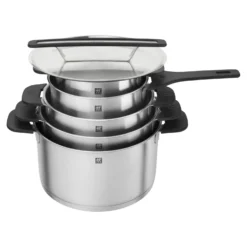 ZWILLING 5-pcs, Set de casseroles, Argent Outlet