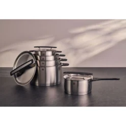 ZWILLING 5-pcs, Set de casseroles, Argent Outlet