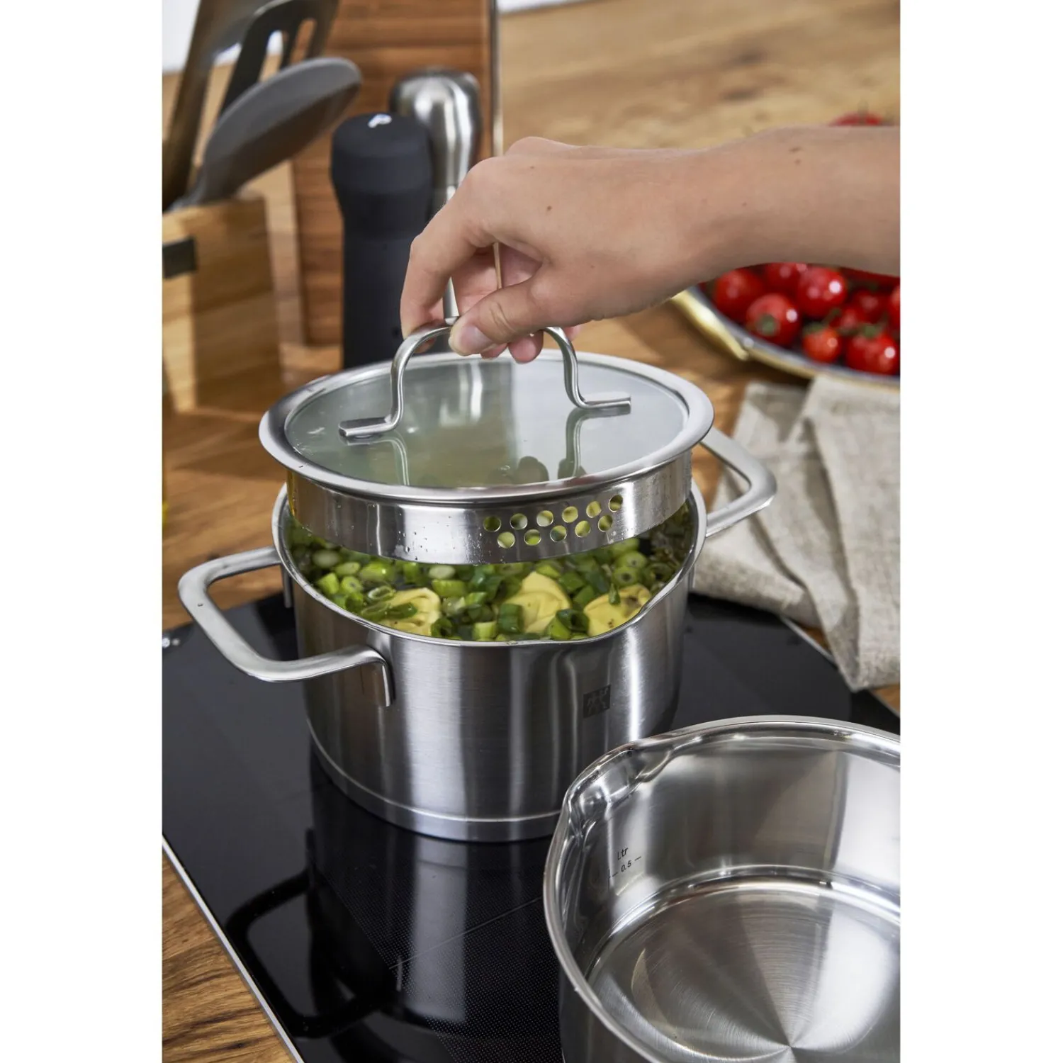 ZWILLING 5-pcs, Set de casseroles, Argent Best