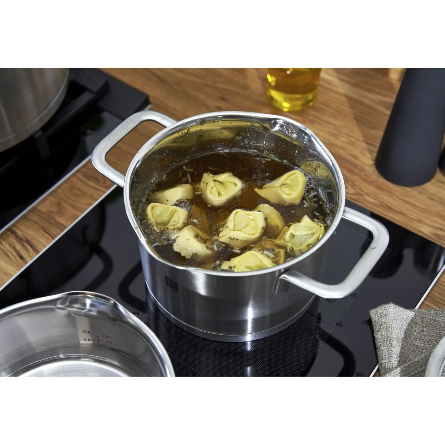 ZWILLING 5-pcs, Set de casseroles, Argent Best
