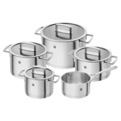 ZWILLING 5-pcs, Set de casseroles, Argent Hot