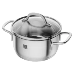 ZWILLING 4-pcs, Set de casseroles et poêles, Argent Outlet