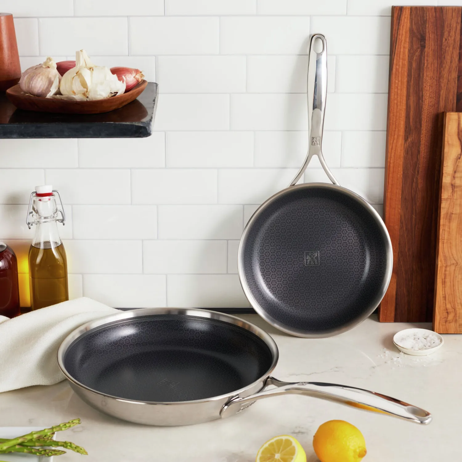ZWILLING 2-pcs, Set de poêles, Argent