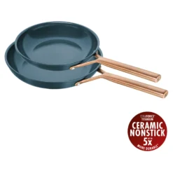 ZWILLING 2-pcs, Set de poêles, Bleu Discount