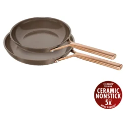 ZWILLING 2-pcs, Set de poêles, Brun